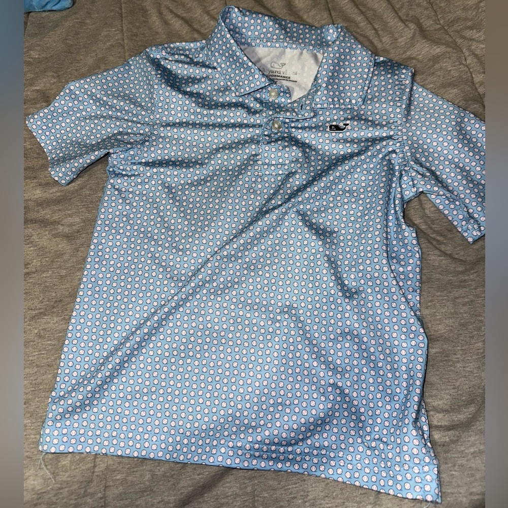 Kids Baseball Vineyard Vine Performance Polo